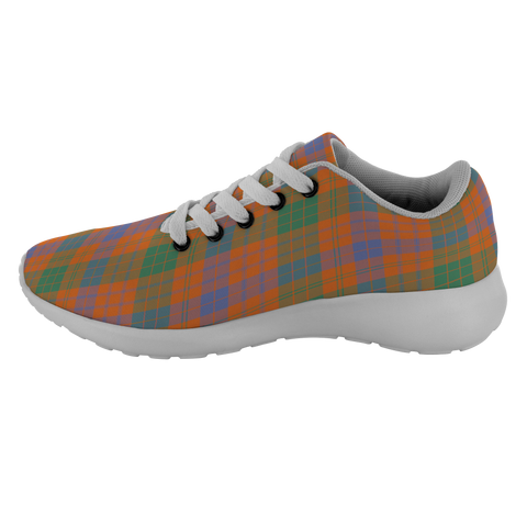 Image of Tartan Sneakers - Ross Ancient Scotland | Unisex Tartan Running Shoes | Sneakers Men & Women Tartan Shoes