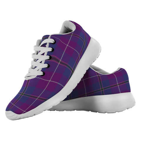 Image of Tartan Sneakers - Pride Of Glencoe Scotland | Unisex Tartan Running Shoes | Sneakers Men & Women Tartan Shoes