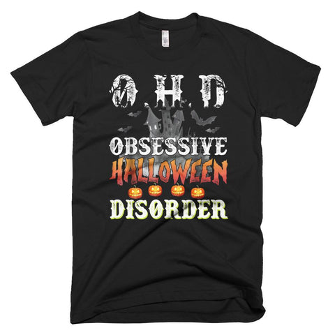 Image of Obsessive Halloween Gift Shirt Cute Halloween T-Shirt