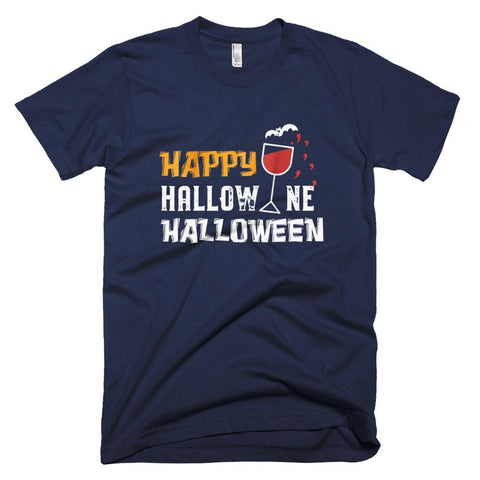 Image of Hallowine Drinking Funny Halloween T-Shirt