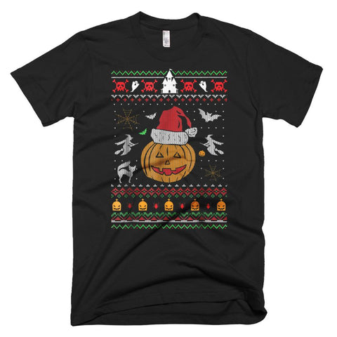 Image of Awesome Ugly Halloween Sweater Lovers Halloween T-Shirt