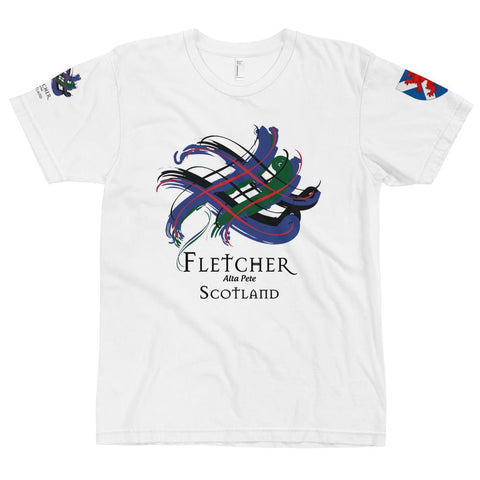 Image of Clan Fletcher Tartan Scottish T-Shirt