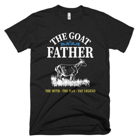 Image of Mens Goat Father Distressed Pet Lover Father Day T-Shirt