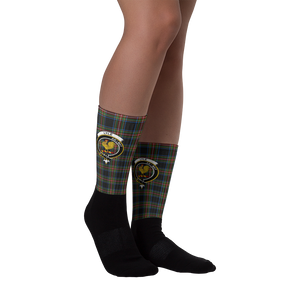 Lyle Scottish Clan Tartan Socks - manashirt