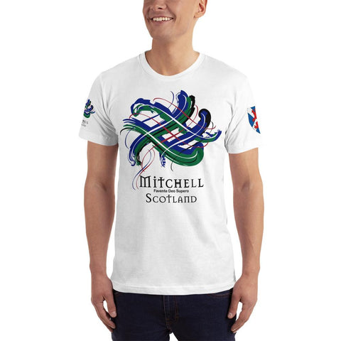 Image of Clan Mitchell Tartan Scottish T-Shirt