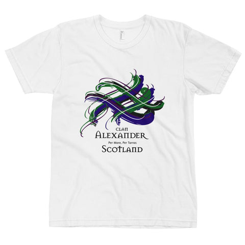 Image of Clan Alexander Tartan Scottish T-Shirt