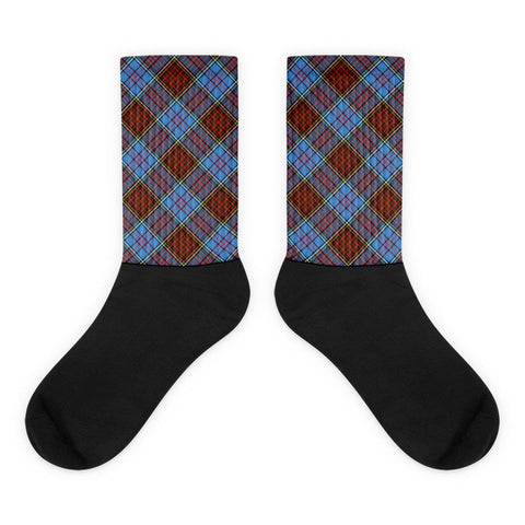 Image of Anderson Modern Tartan Christmas Socks - manashirt