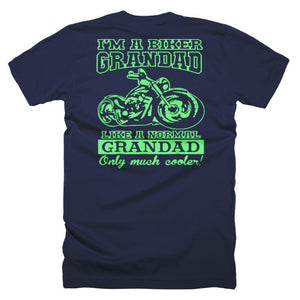 Biker Grandad Funny Father Day T-Shirt