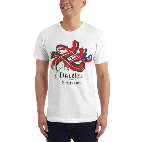 Image of Clan Dalziel Drawstring Tartan Scottish T-Shirt