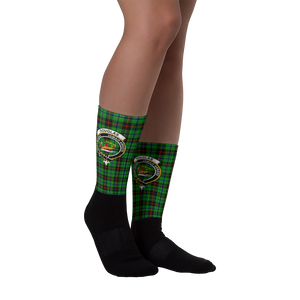 Douglas Black Scottish Clan Tartan Socks - manashirt