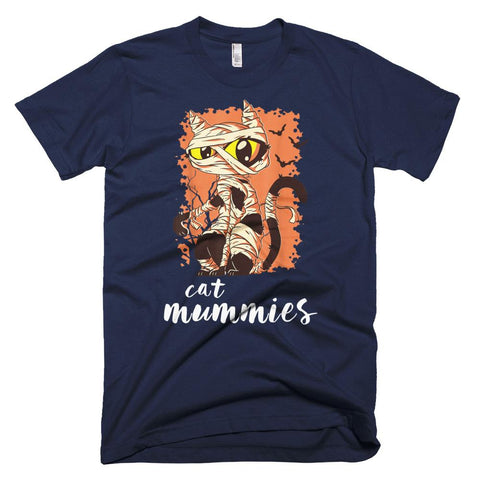 Image of Mummy Cat Halloween T-Shirt