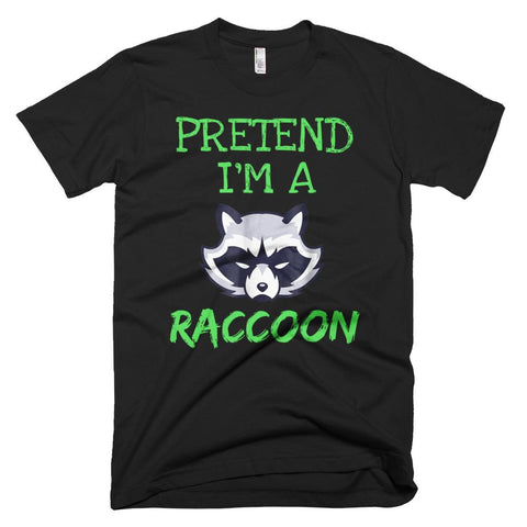 Image of Pretend - Raccoon Halloween T-Shirt