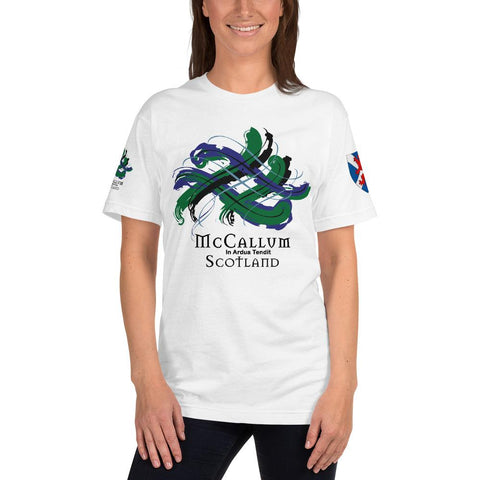 Image of Clan McCallum Tartan Scottish T-Shirt