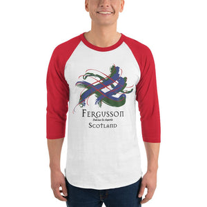 Clan Fergusson Tartan Scottish Sleeve Baseball Tee