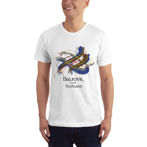 Image of Clan Balfour Tartan Scottish T-Shirt