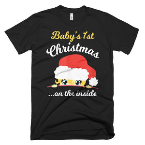 Babys First Christmas T-Shirt On The Inside