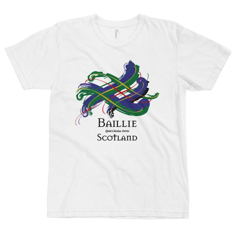 Image of Clan Baillie Tartan Scottish T-Shirt