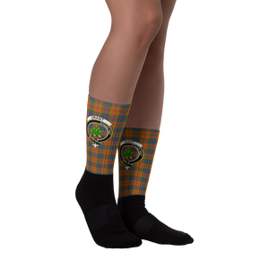 Grant Of Edinchat Scottish Clan Tartan Socks - manashirt