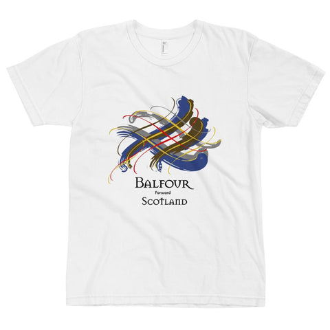 Image of Clan Balfour Tartan Scottish T-Shirt