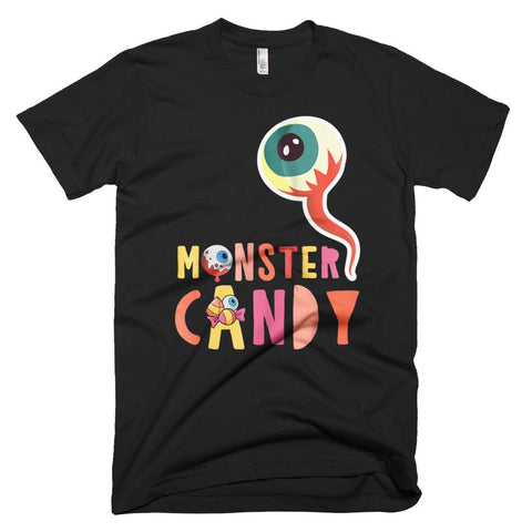 Image of Candy Monster Creepy Candy Halloween T-Shirt