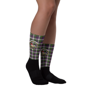 MacDonald Scottish Clan Tartan Socks - manashirt