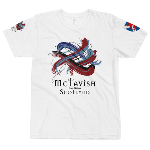 Image of Clan McTavish Classic Tartan Scottish T-Shirt