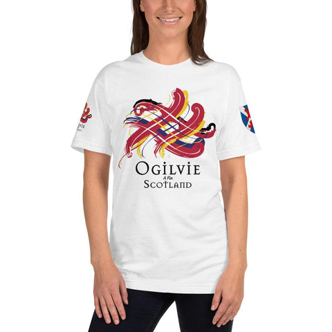 Image of Clan Ogilvie Tartan Scottish T-Shirt