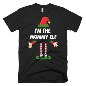 I'm The Mommy Elf Matching Xmas Gift Christmas T-Shirt