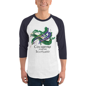 Clan Cockburn Tartan Scottish Sleeve Baseball Tee