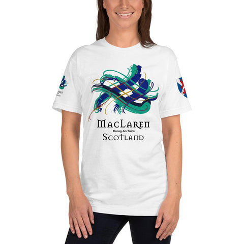 Image of Clan MacLaren Tartan Scottish T-Shirt