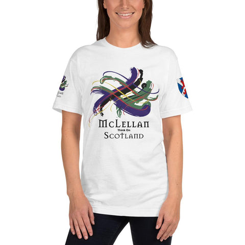 Image of Clan McLellan Classic Tartan Scottish T-Shirt