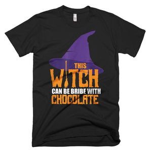 This Witch Can Be Bribe With Chocolate Halloween T-Shirt