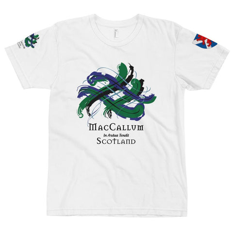 Image of Clan MacCallum Tartan Scottish T-Shirt