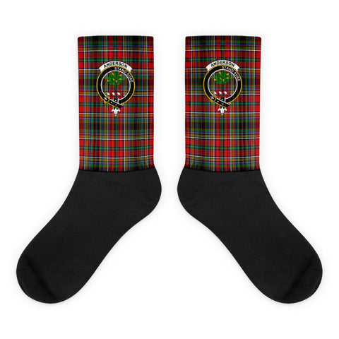 Image of Anderson Of Arbrake Scottish Clan Tartan Socks - manashirt