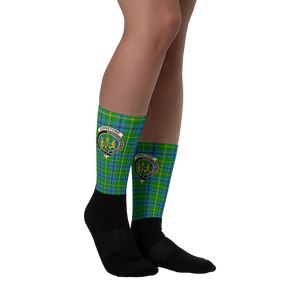 Johnston Scottish Clan Tartan Socks - manashirt