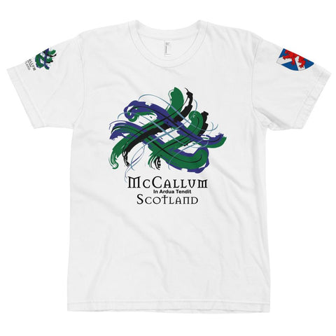 Image of Clan McCallum Tartan Scottish T-Shirt