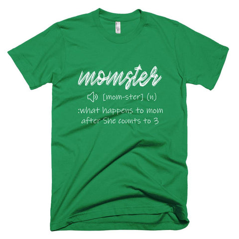 Image of Momster What Happens To Mom After She Counts To 3 Mother Day T-Shirt