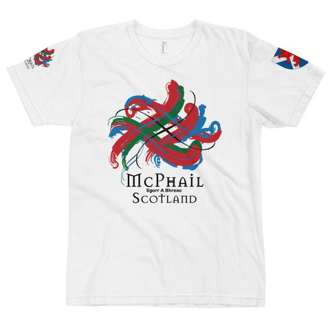 Image of Clan McPhail Classic Tartan Scottish T-Shirt