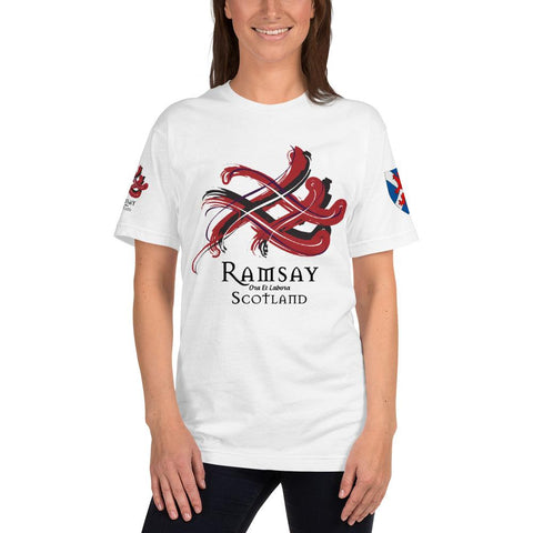 Image of Clan Ramsay Tartan Scottish T-Shirt