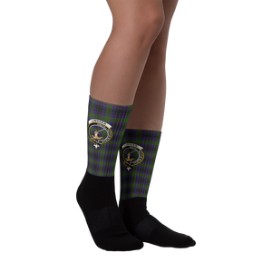 Lumsden Of Hunting Scottish Tartan Socks - manashirt