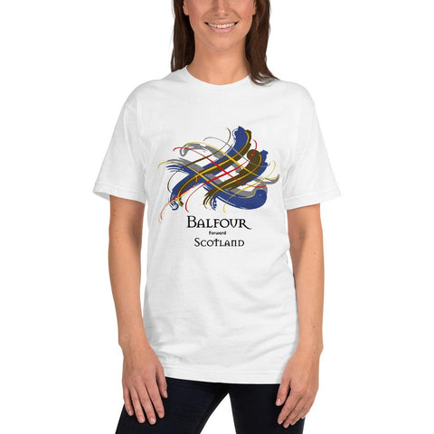 Image of Clan Balfour Tartan Scottish T-Shirt