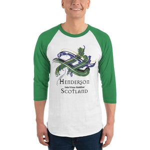 Clan Henderson Classic Tartan Scottish Sleeve Baseball Tee