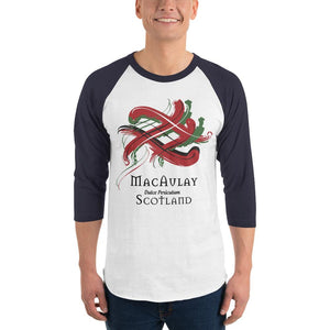 Clan MacAulay Tartan Scottish Sleeve Baseball Tee