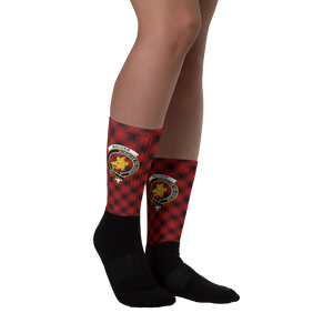 MacIver Scottish Clan Tartan Socks - manashirt