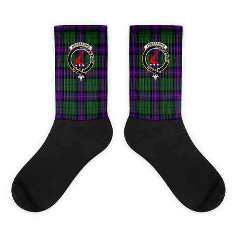 Image of Armstrong Modern Scottish Clan Tartan Socks - manashirt