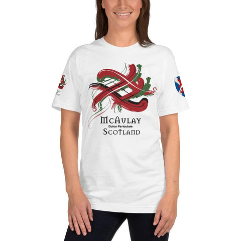 Image of Clan McAulay Tartan Scottish T-Shirt