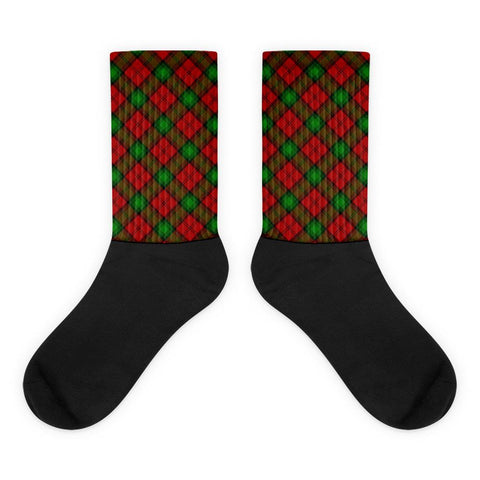 Image of Auchinleck Tartan Plaid Socks - manashirt