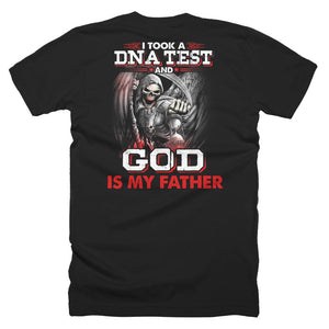 I Took A DNA Test And God Is My Father Funny DNA Father Day T-Shirt