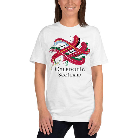 Image of Clan Caledonia Tartan Scottish T-Shirt