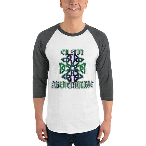 Image of Abercrombie Clan Family Scottish Sleeve Baseball Tee